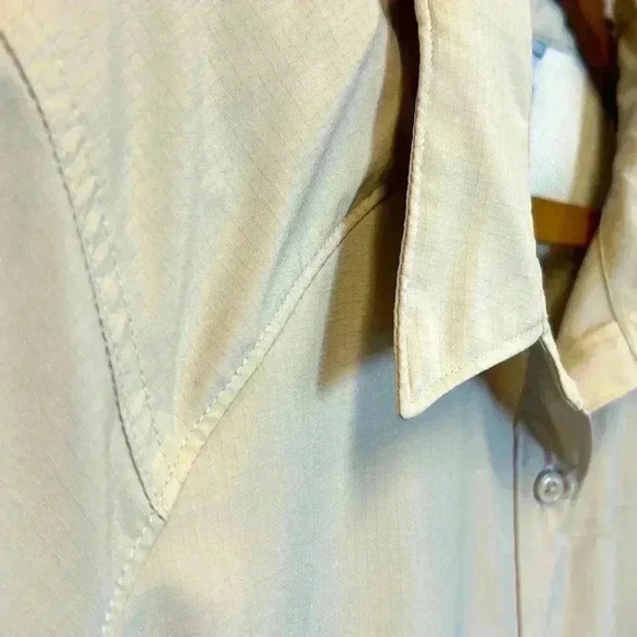 Columbia Omni Shade Sun Protection Button Short Sleeve Women's 1X Shirt Hike - Picture 5 of 8